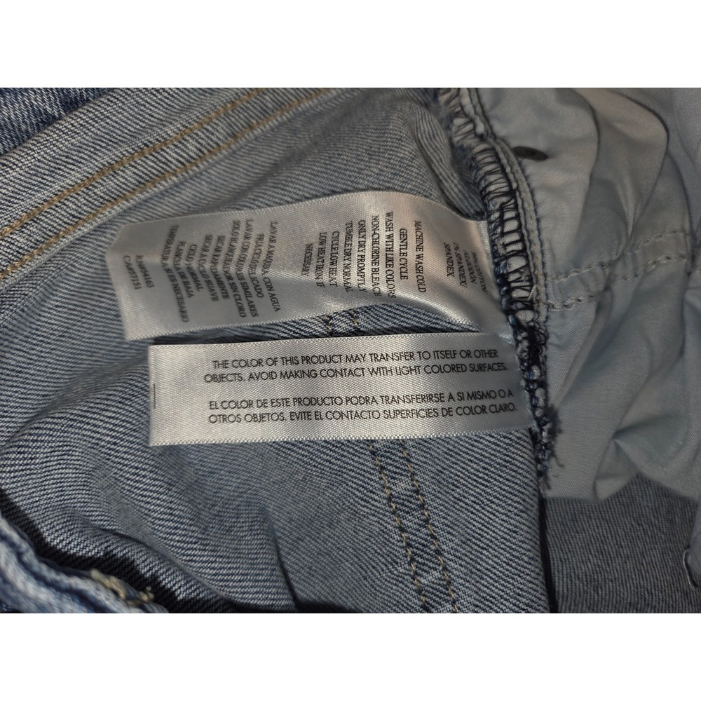 Calvin Klein Jeans Womens 14 Light Blue Denim Cotton Stretch Relaxed Fit Pockets - Picture 10 of 12